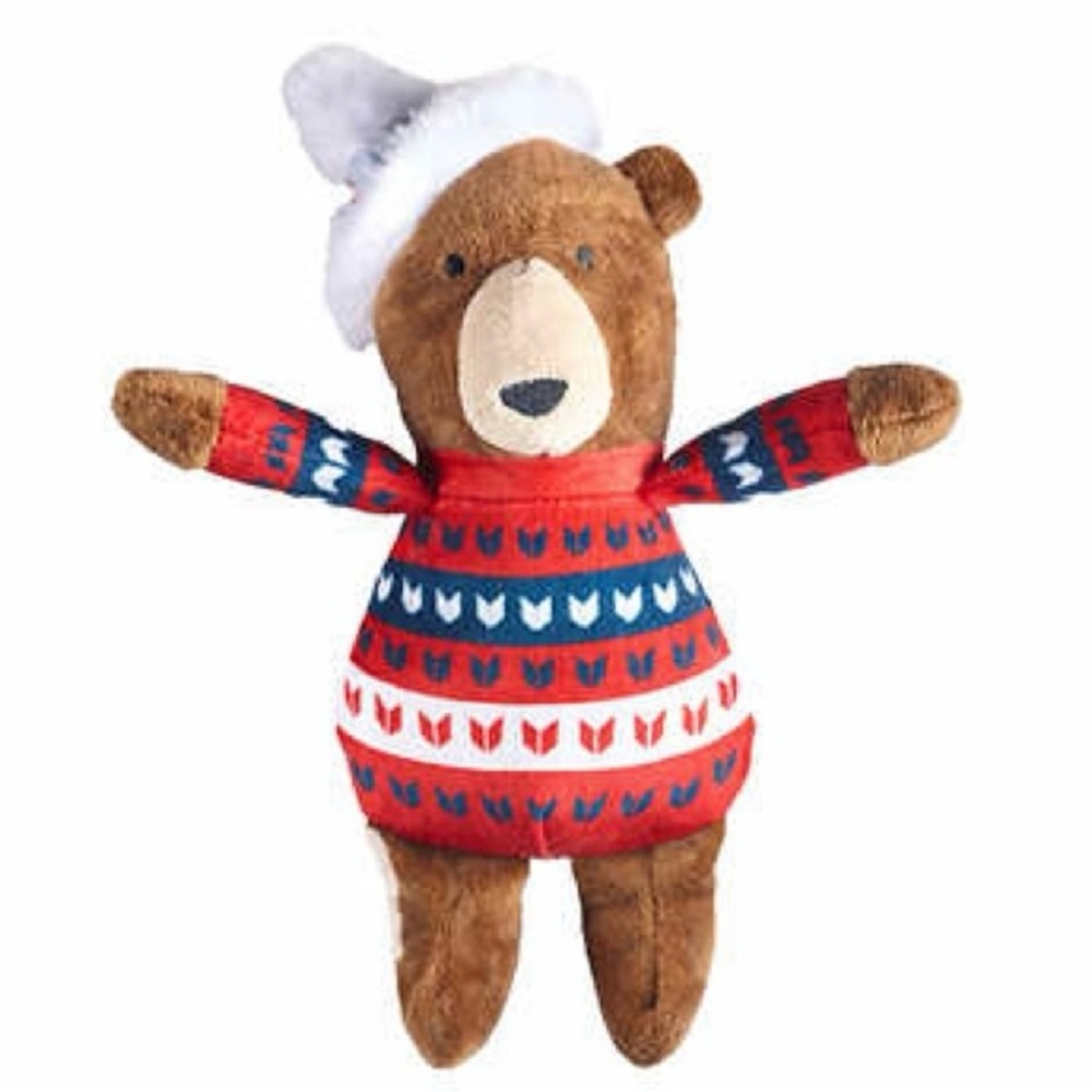 Dog Bone Basket and 6-piece Woodland Dog Toy Set Buddy Buddy - Picture 3 of 8